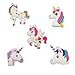 OHill Pack of 48 Rainbow Bracelets Wristbands for Birthday Party Supplies Favors, Novelty Toys and School Classroom Rewards
