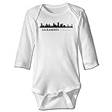 Unisex Sacramento California City Silhouette Baby Onesie Infant Bodysuit