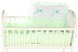 Baby Doll Bedding Regal Cradle Bedding Set, Mint