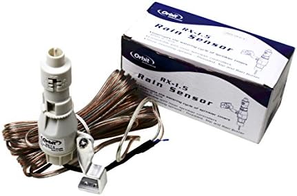 Orbit Irrigation Spain 57275 Sensor de Lluvia para programadores de riego, Blanco, 16.2x7.4x7.4 cm