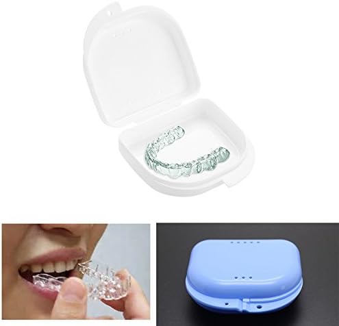 Unmengii High Quality New Biteguards Brace Mouthguards False Teeth Dental Retainer Box Dentures Storage Box