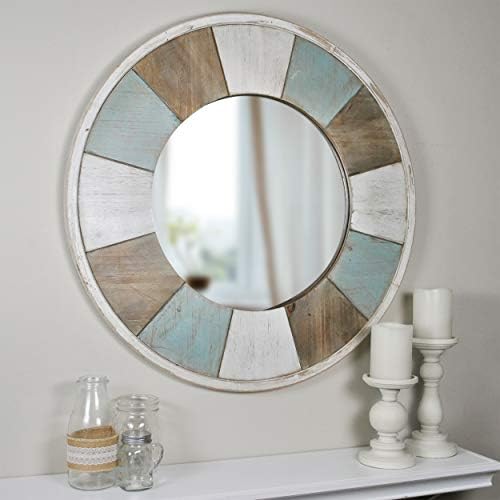 FirsTime & Co. Cottage Timbers Accent Wall Mirror