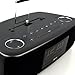 iHome iDL44 Lightning Dock Dual Clock Radio with USB Charge/Play for iPhone 5/5S & 6/6Plus & All iPad Models with Lightning Connector - Newest Model (Gunmetal)