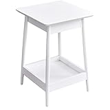 Bedside Table Bedroom Locker, Bedroom Bedside Table, Living Room Locker, Living Room Sofa Side Cabinet Simplicity (Color : Wh