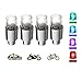 Gechiqno 4 Pair LED Green-Color Wheel Lights - Car Bike Wheel Tire Tyre Valve Dust Cap, Safety, Waterproof, Motion Activated, Spoke Flash Lights Car Valve Stems & Caps Accessories (Muti-Color)