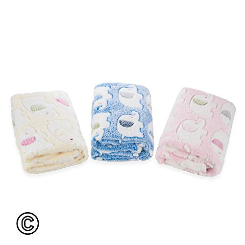 Pet Soft 1 Pack 3 Blankets Dog Blankets Small Fluffy Cats Dogs