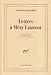 Lettres à Méry Laurent (French Edition) by