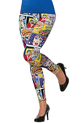Forum Novelties Pop Art Comic Book Leggings-