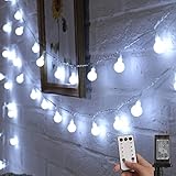 Minetom 33 Feet 100 Led Globe Ball String