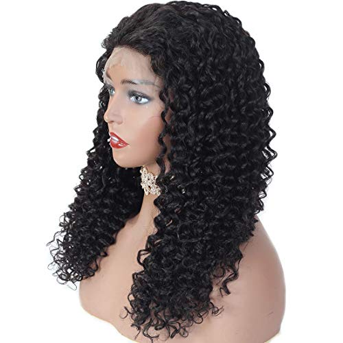 BLACKMOON-HAIR-13x4-Frontal-Lace-Wig-Deep-Wave-Human-Hair-Deep-Wave-Lace-Front-Wig-20inch-For-Black-Women-150-density-100-Unprocessed-Brazilian-Virgin-Remy-Hair-Pre-Plucked-Glueless-Nature-Color