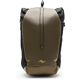 Peak Design Outdoor Backpack 25L, Kelp, Compact and Lightweight Frameless Daypack, Ultra Cinch Roll-Top Design, Ideal for Day Hikes, Camera Carry and Commuting, Versatile Backpack for Men and Women