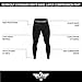 Elite Sports New Item Workout Standard MMA BJJ Spats Base Layer Compression Pants Tights, Black, X-Large