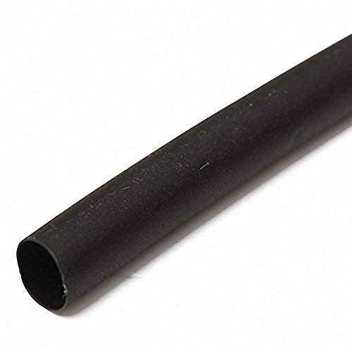 Heat Shrink Tubing Roll, ELECTRAPICK Black Polyolefin 2:1 Shrink Ratio - Electrical Wire Cable Wrap - Electric Insulated Tube Sleeve Spool (100 ft, 1/4 in. Diameter)