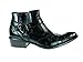 Alfa Men's M1732 Crocodile Textured Cowboy Ankle High Boot