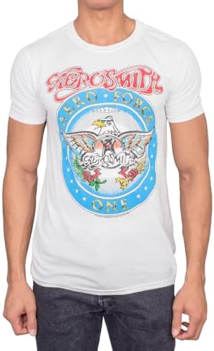Impact Merchandising Aerosmith Aero Force Men's White Short Sleeve