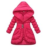 Richie House Little Big Girls' Padding Jacket Buckle Belt Size 3-14