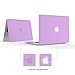 IBENZER MacBook Air 13 Inch Case Old Version 2010-2017, Soft Touch Hard Case Shell Cover with Keyboard Cover for Apple MacBook Air 13 A1369 1466 NO Touch ID, Purple,MMA13PU+1