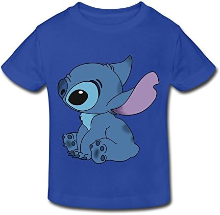 Kids Toddler Lilo Stitch Line Little Boy's Girl's T-Shirt RoyalBlue Size 2 Toddler