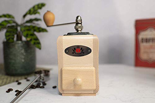 Zassenhaus 040098 Kaffeemühle Santiago, Holz, Natur, 19,8 x 8,9 x 14 cm, Braun – Bild 8