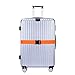 BlueCosto Luggage Straps Suitcase Baggage Carry-on Bag Belt - 2-Pack, Orange
