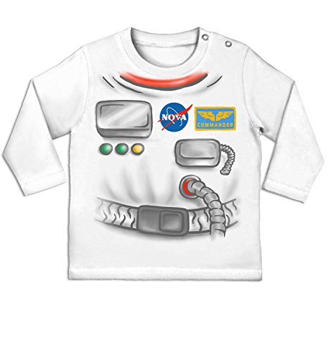 Astronaut Costume Long Sleeve Baby T-shirt