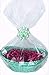 Sudopo Clear Basket Bags, Large Clear Cellophane Wrap for Baskets and Gifts, 24