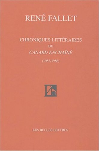 Chroniques littéraires du 