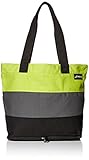 ASICS Unisex Team Beach Tote, Black/Lime, One Size