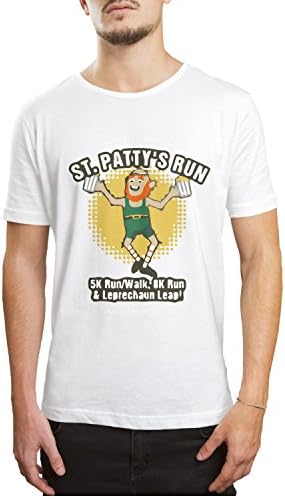 XCOIJERLKM St. Patrick's Run &amp; Leap Classic Classic Custom Men's T Shirts