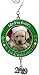 BANBERRY DESIGNS 2024 Puppy's First Xmas Photo Ornament Keepsake - Picture Ornament with Charm & Engraved My Fur Baby's 1st Christmas
