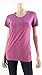 32 Degrees Cool Womens Heathered Crewneck T-Shirt Purple M