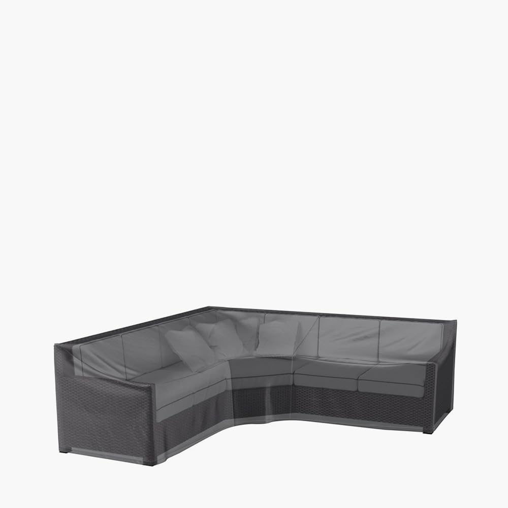 Pacific Lifestyle Platinum AeroCover Breathable Rip-Stop Polyester Cover for Trapezee L Shaped Sofas | Strong Waterproof Lightweight Covers for Outdoor Lounge Set Fade Resistant W255xD255xH90cm