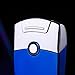 Electric Rechargeable Plasma Arc Lighter – 2017 Stylish Metal Electric Rechargeable USB Flameless Windless Cigarette Plasma Lighter LIFE-TIME WARRANTY(Ice Blue)