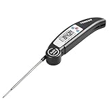 Tensun Instant Read Meat Thermometer Food Cooking Thermometer with LCD Screen Extra Long Probe for BBQ, Meat, Candy, Milk and Bath Water