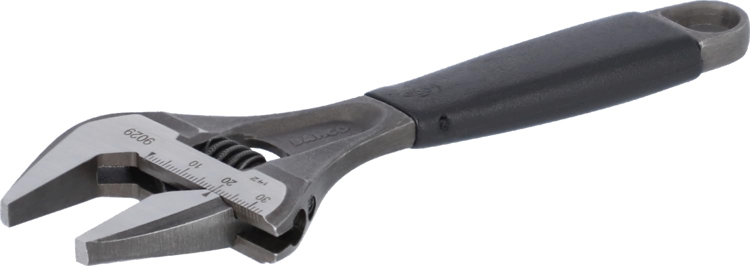 Bahco 9035 Extra Wide Jaw Adjustable Wrench, 324mm Length, Gray