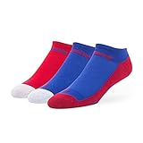 NHL New York Rangers Women's '47 Gait Sport No-Show Socks, Medium, 3-Pack