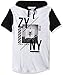 Zoo York Men's Short Sleeve Hoodie, Framed White, Small