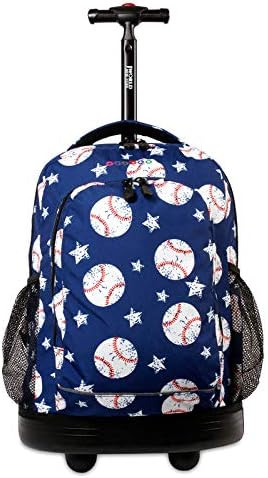 Amazon Com J World New York Kids Sunny Rolling Backpack Adults Base Ball One Size Casual Daypacks