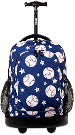Amazon Com J World New York Kids Sunny Rolling Backpack Adults Base Ball One Size Casual Daypacks