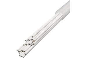 MapleWeld RBCuZn-C Low Fuming Bronze Brazing Rods – 3/32” Flux Coated, 18” Length, 1 lb Pack – Gas Brazing for Steel, Cast Ir