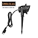 VanRayal 10W Outdoor Landscape Spotlights,120V WarmWhite Garden Pathway Light for Yard,Patio,Lawn, Wall, Flood,Driveway,Tree Lighting,6.5ft Wire,UL Cert,2 Pack