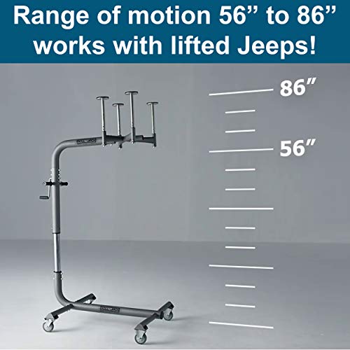 RollnJack Hard Top Removal Lift for Jeeps 2007 to Present Jeeps (JK