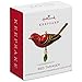 Hallmark Keepsake Mini Christmas Ornament 2018 Year Dated, Red Tanager Bird Miniature, 1.13