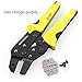 Wire Stripper and Crimping Tool Meterk 0.14-6mm² Adjustable Crimping Range With Carbon Steel + Alloy (Wire Crimper JX-06WF 0.25-6 mm)