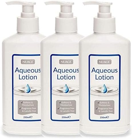 NUAGÉ Moisturising Aqueous Lotion Pump Dispenser 250ml Pack of 3