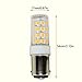 REELCO 4-pack Ba15d Double Contact Bayonet Base LED Light Bulbs 120 Volts 5 Watts Daylight 2700k T3/T4/C7/S6 LED Halogen Replacement Bulb