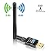 Zexmte Wireless USB WiFi Adapter AC 600M Dual Band(2.4G/150Mbps+5G/433Mbps),Wireless USB WiFi Dongle and Newest WPS Secure Tech Support Windows 10/8/7/XP/Vista,Mac OS