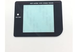 Limentea Glass Screen Lens Protective Lens Mirror for Game boy GB DMG Replacement (Black)