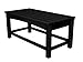 Polywood CLT1836BL Club Coffee Table Black