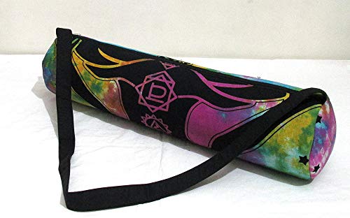 ICC Buddha Chakra Mandala Full-Zip Exercise Yoga Mat Carry Bag Gym Beach Pilates Carrier Bags Hippie Mandala Indian Cotton Bag - Thumbnail 2